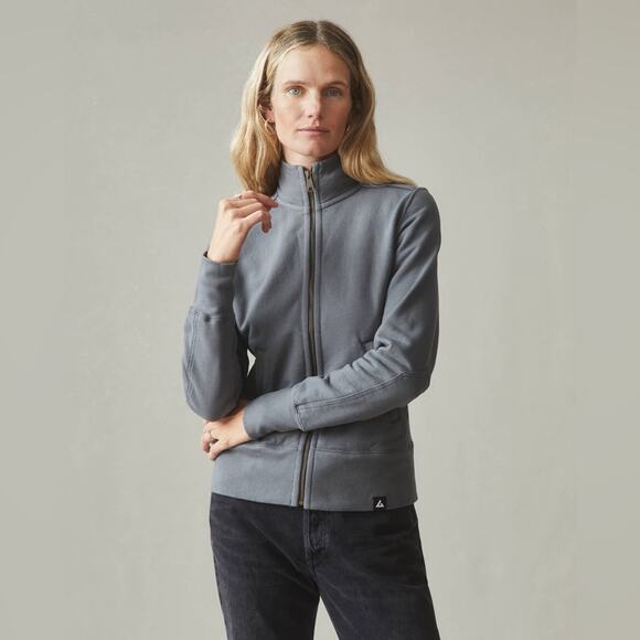 American Giant Moto Full Zip Sweater Jacket Size XL - Picture 2 of 8